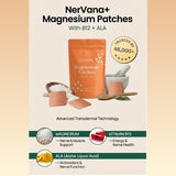 30Pcs Magnesium Vitamin Patches with B12 & ALA, Transdermal Supplement for Metabolism Boost, Appetite Support & Body Care